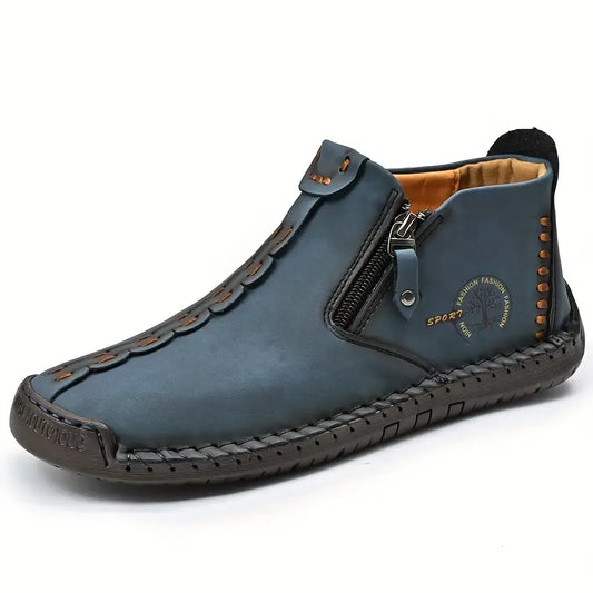 🚶♀️👢48% OFF !!!⏱️Clearance!!✨Men's/Women's Casual Fashion Non-slip Leather Slip-on Boots