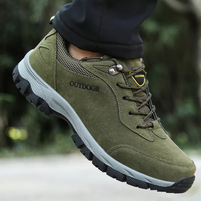 Men's Waterproof Breathable Lightweight Arch Support Hiking Shoes for Plantar Fasciitis