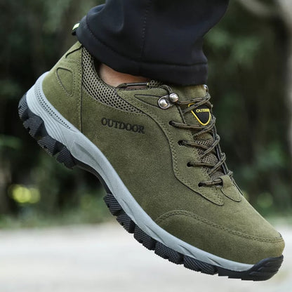 Men's Waterproof Breathable Lightweight Arch Support Hiking Shoes for Plantar Fasciitis