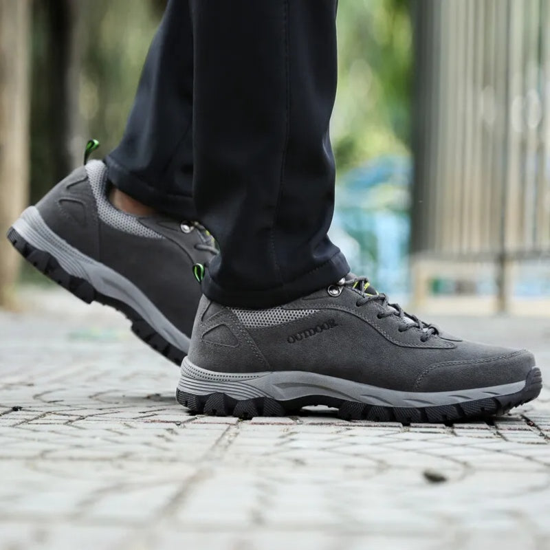 Men's Waterproof Breathable Lightweight Arch Support Hiking Shoes for Plantar Fasciitis