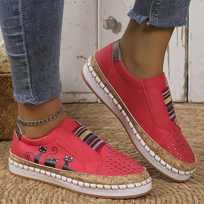 LAST DAY 70% OFF - Women Comfortable Hollow Lightweight Low Top Slip On