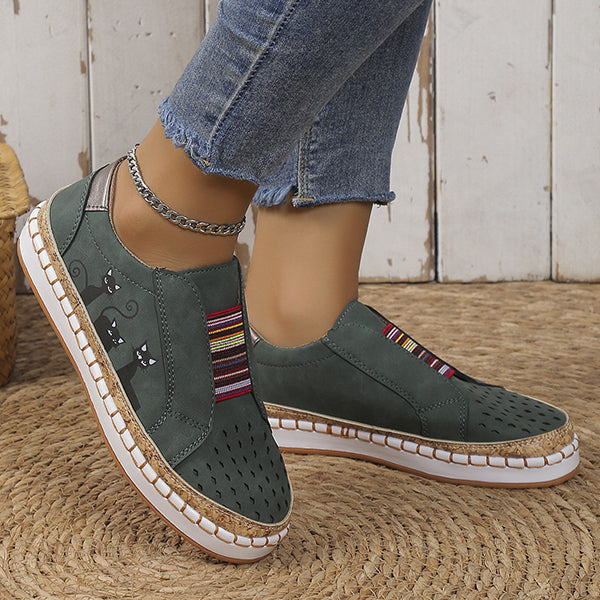 LAST DAY 70% OFF - Women Comfortable Hollow Lightweight Low Top Slip On