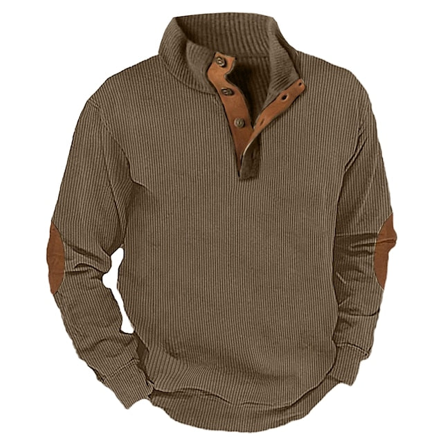 🔥Hot Sale 60% OFF🔥Men's Outdoor Casual Stand Collar Long Sleeve Sweatshirt