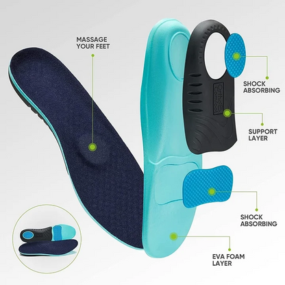 Men's Orthopedic Genuine Leather Shoes for Diabetics, Arch Support Hiking Shoes for Plantar Fasciitis