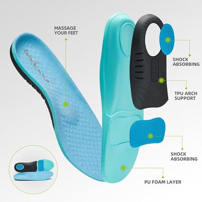 Men's Waterproof Breathable Lightweight Arch Support Hiking Shoes for Plantar Fasciitis