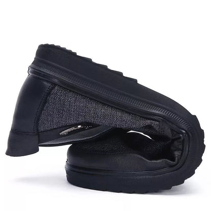 MEN'S EXTENDED WIDTH FOOT AND HEEL COMFORTABLE INSOLE NON-SLIP SHOES