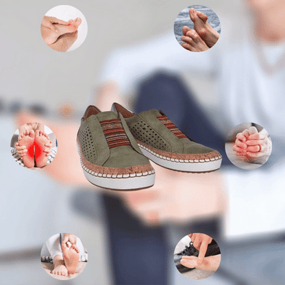 LAST DAY 70% OFF - Women Comfortable Hollow Lightweight Low Top Slip On