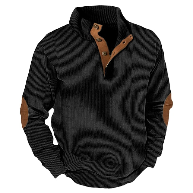 🔥Hot Sale 60% OFF🔥Men's Outdoor Casual Stand Collar Long Sleeve Sweatshirt