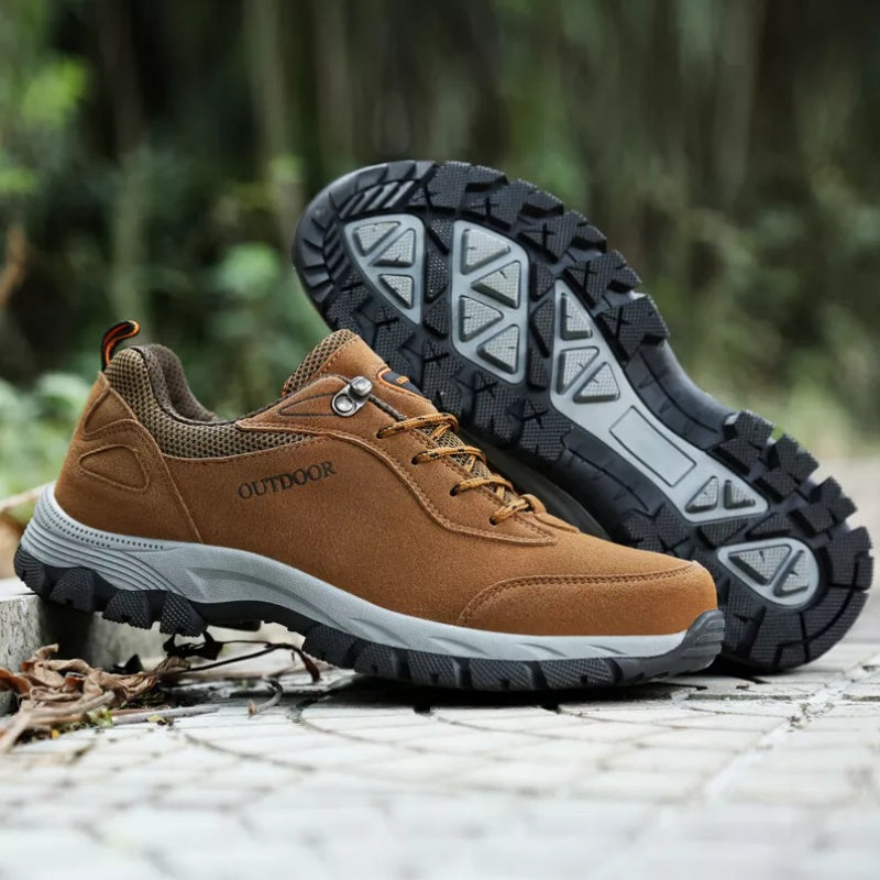 Men's Waterproof Breathable Lightweight Arch Support Hiking Shoes for Plantar Fasciitis