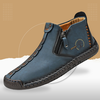 🚶‍♀️👢48% OFF !!!⏱️Clearance!!✨Men's/Women's Casual Fashion Non-slip Leather Slip-on Boots